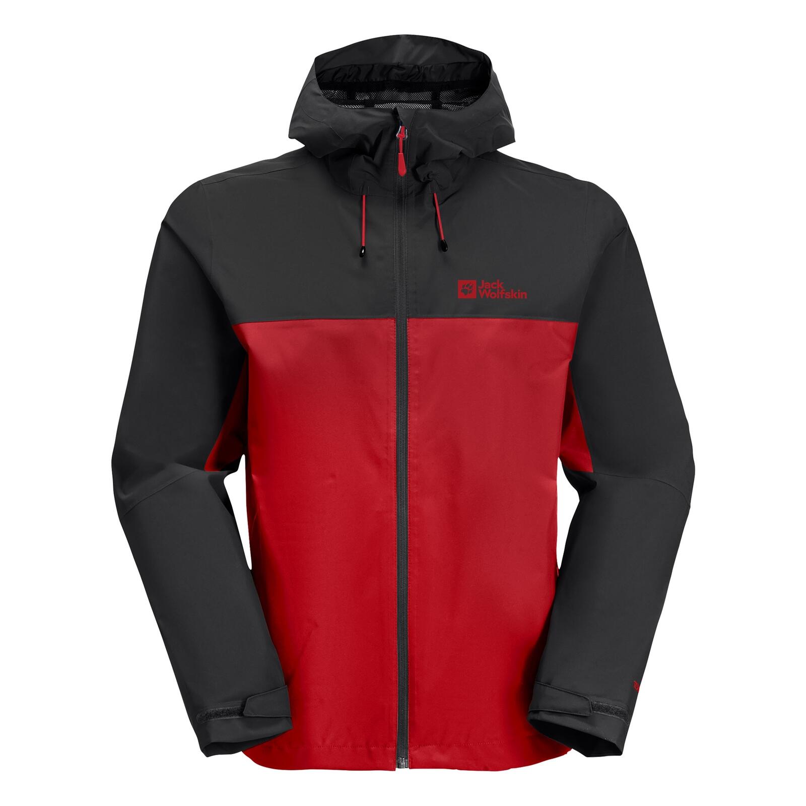 JACK WOLFSKIN Regenjacke wasserdicht atmungsaktiv Herren - Regenjacke Weiltal 2l Jkt M