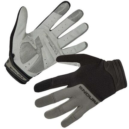 Ein Paar lange Handschuhe Endura Hummvee Plus II in Schwarz