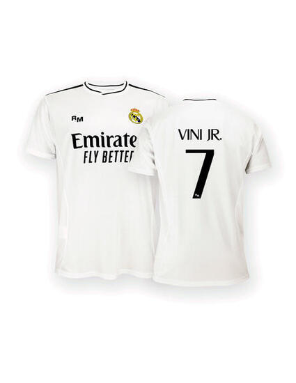 Maillot Real Madrid Domicile Vini Jr. Adulte 2024/25 Replica ( Vinícius Júnior )