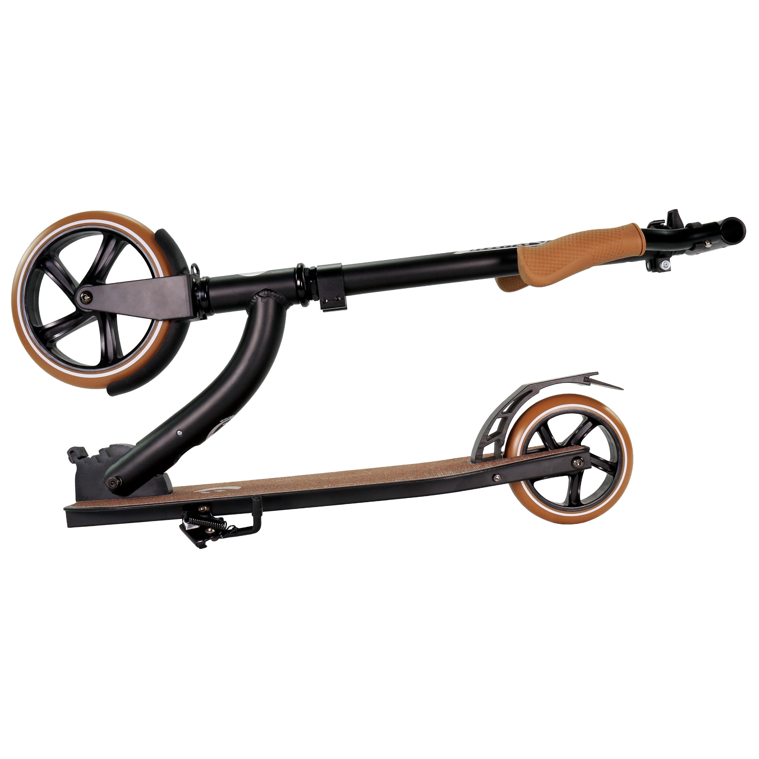 Best Sporting 30470 Vintage Klapp-Scooter 205/145 matt schwarz Roller 2/7