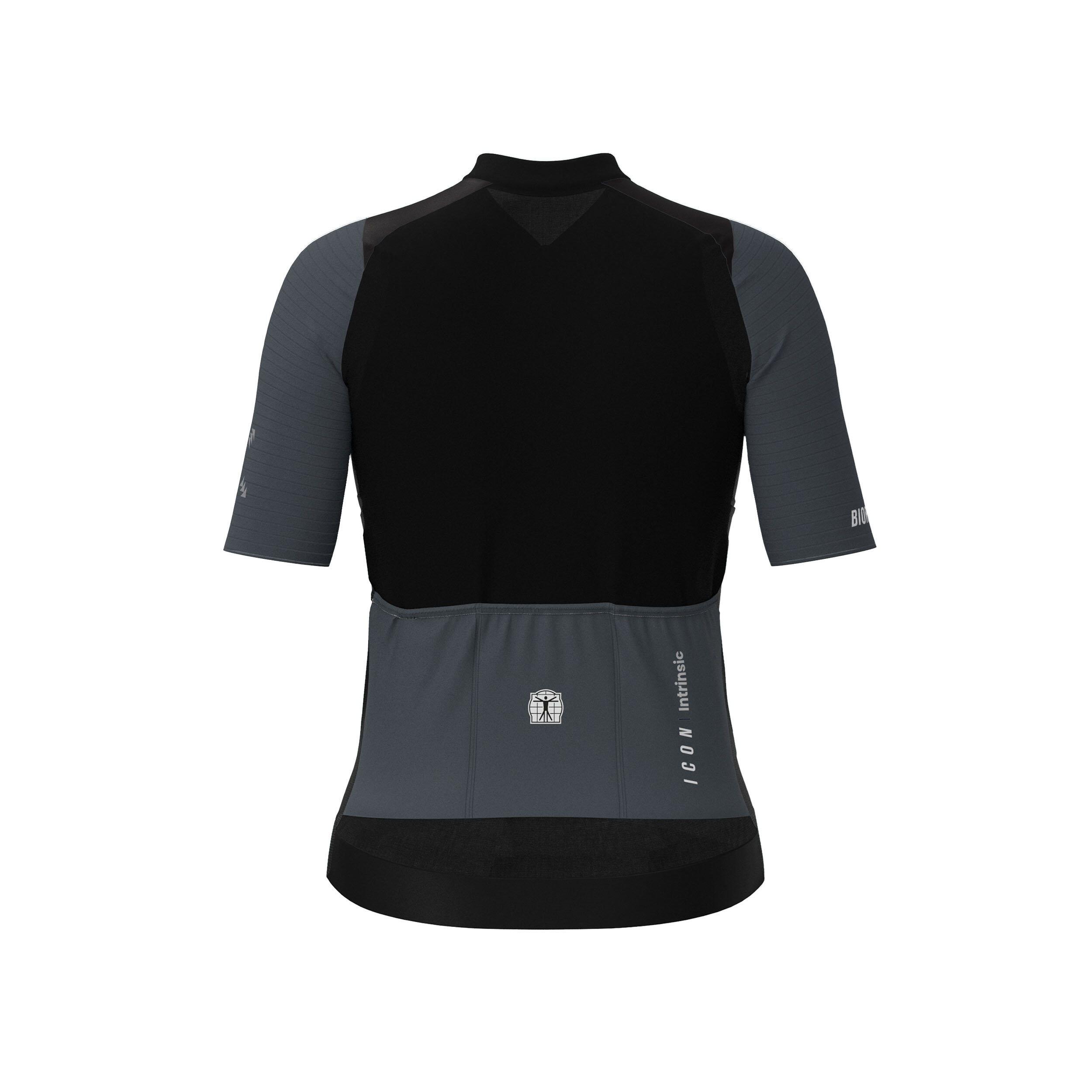 Wielershirt Korte Mouw Dames - Icon Black/Anthracite 2/7