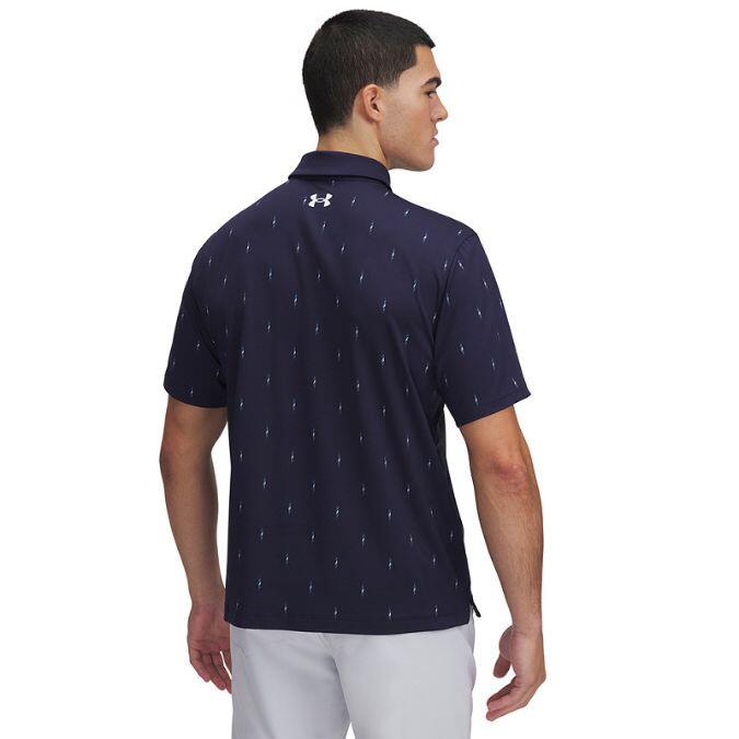 Under Armour T2G Printed-Polo Midnight Navy Wit 2/2