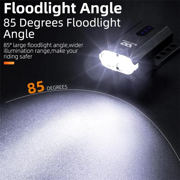 Lanterna de bicicleta de luz forte para exterior, rotação de 360 ​​graus 7/7