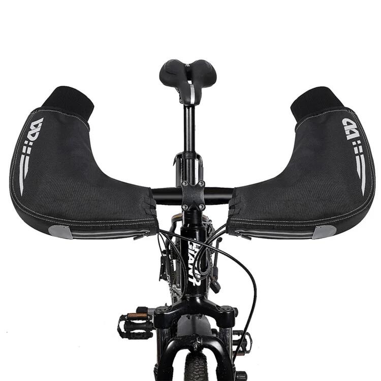 Gants de cyclisme de sport   c chauffe-mains thermique pour vélo - Noir 3/5