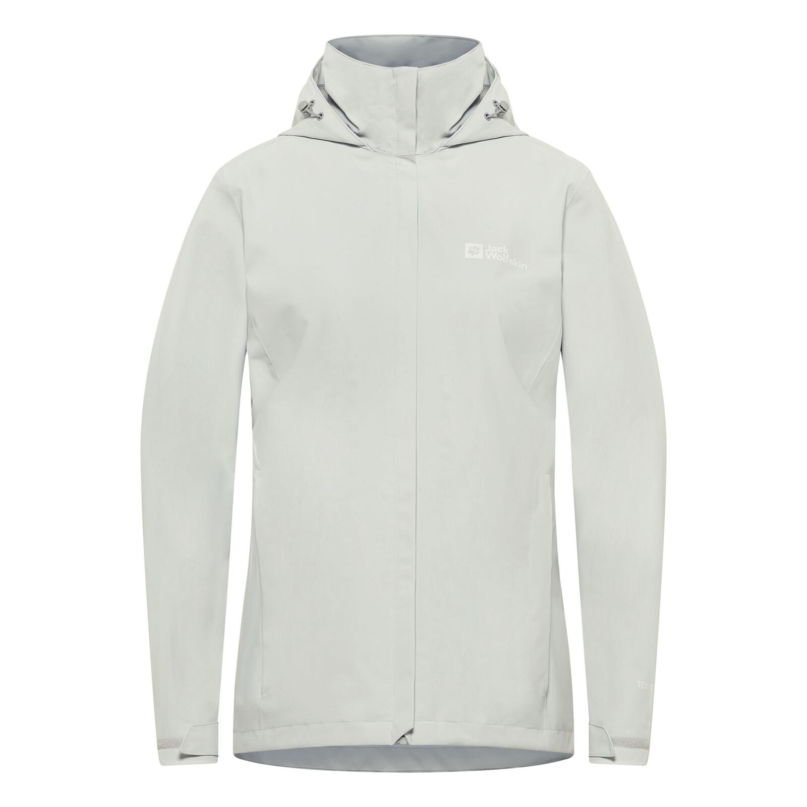JACK WOLFSKIN Regenjacke wasserdicht atmungsaktiv Damen - Regenjacke Trailtime 2l Jkt W