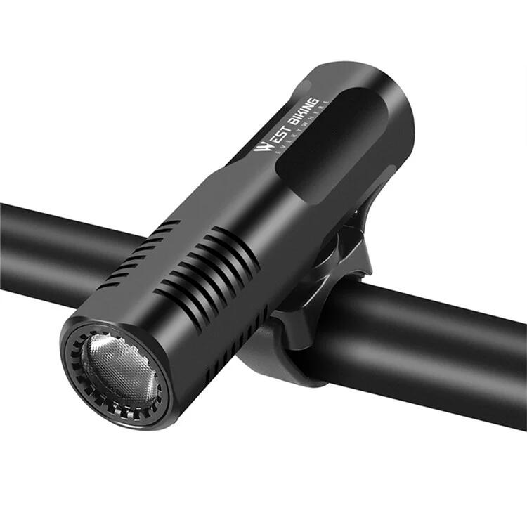 WEST BIKING Luce anteriore per bici in lega di alluminio brillante da 1000LM