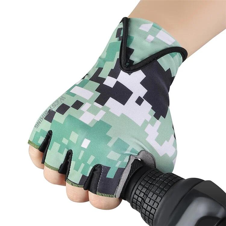 Gants de cyclisme d'été pour enfants demi-doigts, antidérapants