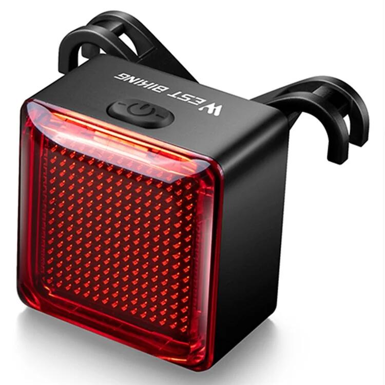 WEST BIKING Zadní světlo na kolo s brzdovým senzorem DIY