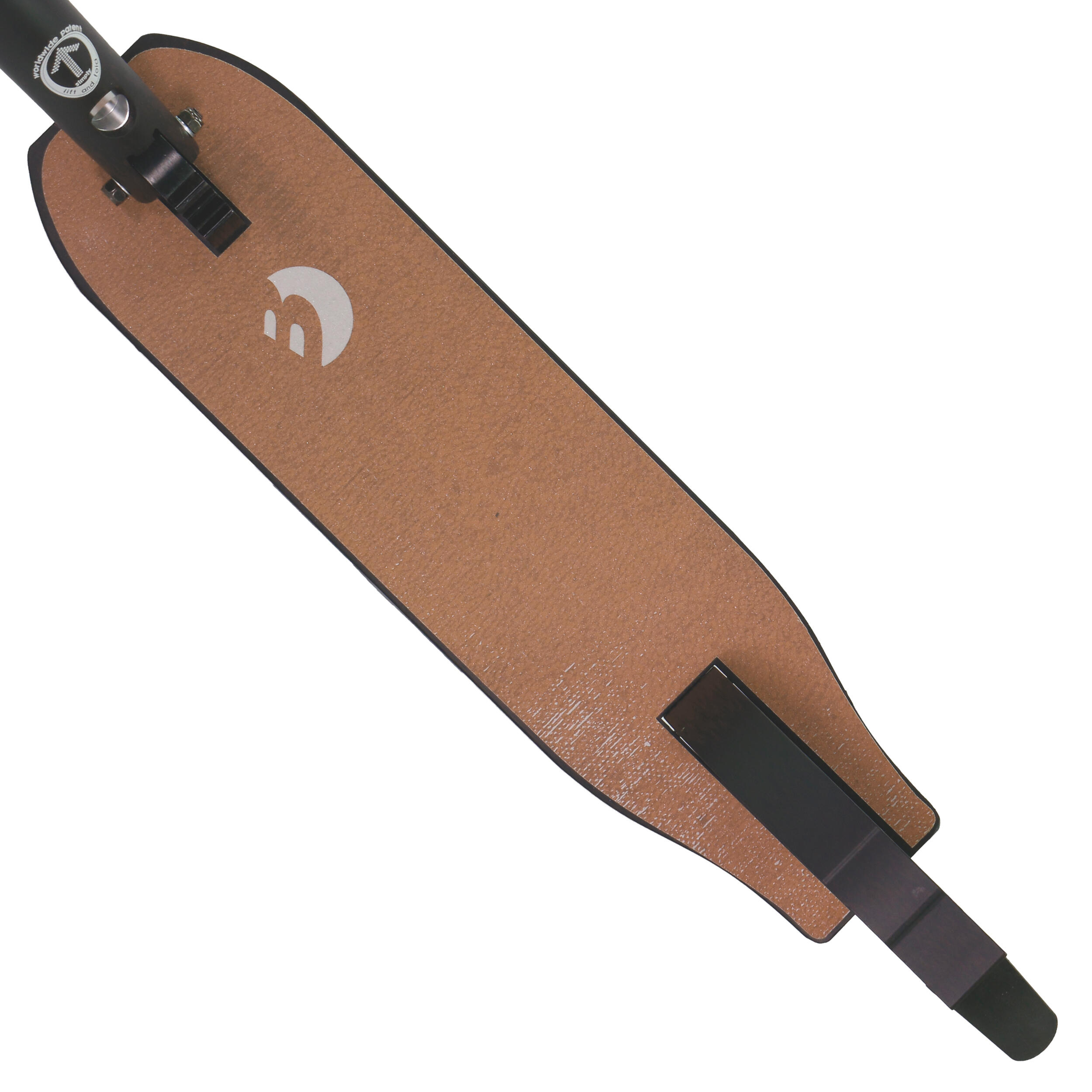 Best Sporting 30472 Vintage Klapp-Scooter 230/180 matt schwarz Roller 5/7