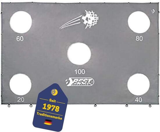 Best Sporting 11077 Torschusswand 280 x 187 cm mit 5 Schußlöchern