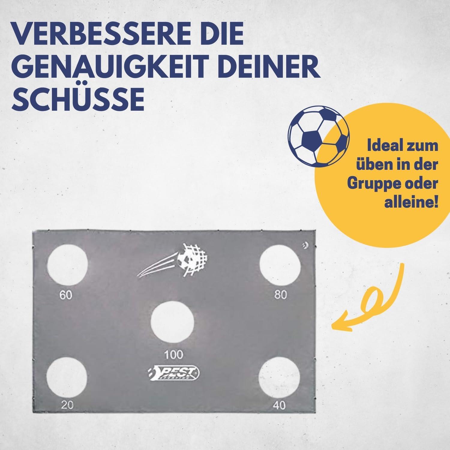 Best Sporting 11077 Torschusswand 280 x 187 cm mit 5 Schußlöchern 2/4