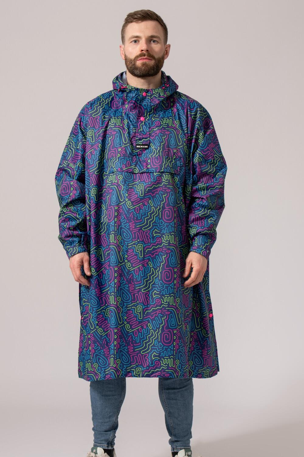 Unisex Poncho Packable Waterproof Cape 2/4