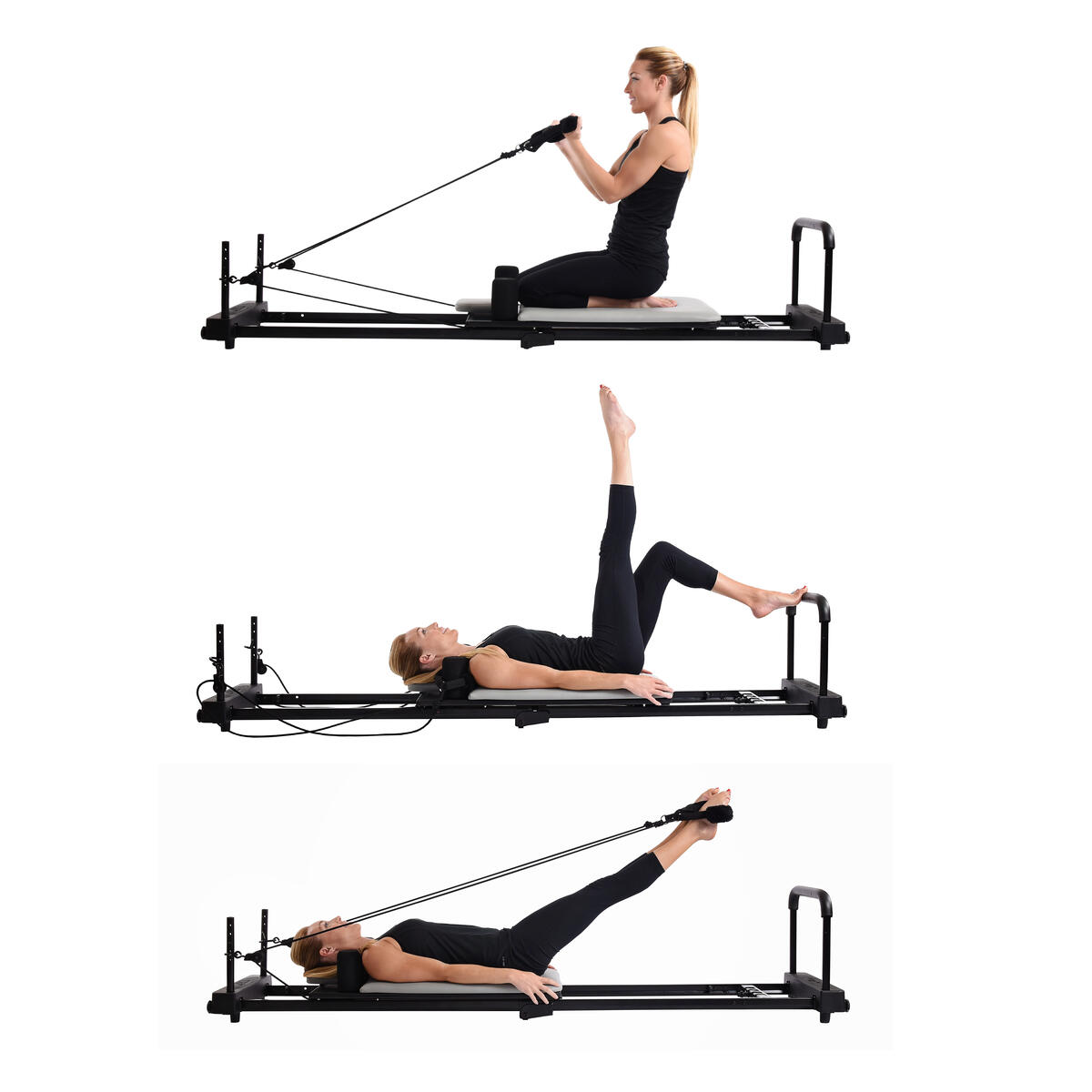 Aero Pilates Reformer 435 Plus Noir & Rose 6/7