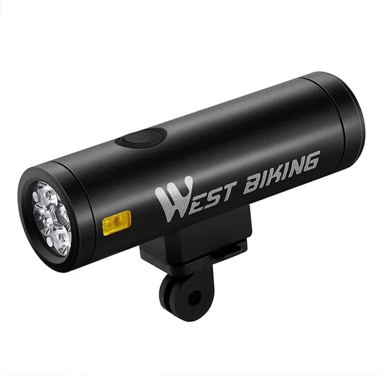 Luz frontal de bicicleta de liga de alumínio 400LM IPX6 à prova de água 2/7
