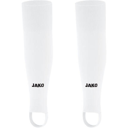Jako Glasgow 2.0 Chaussettes de football sans pied - Junior, blanc