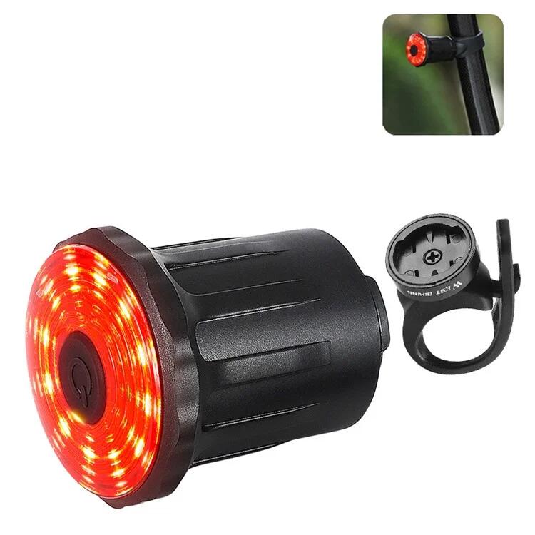 Luz traseira de bicicleta led recarregável usb à prova de água