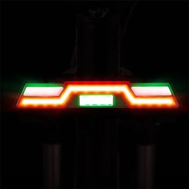 Lumină bicicletă oraș wireless, led, Negru
