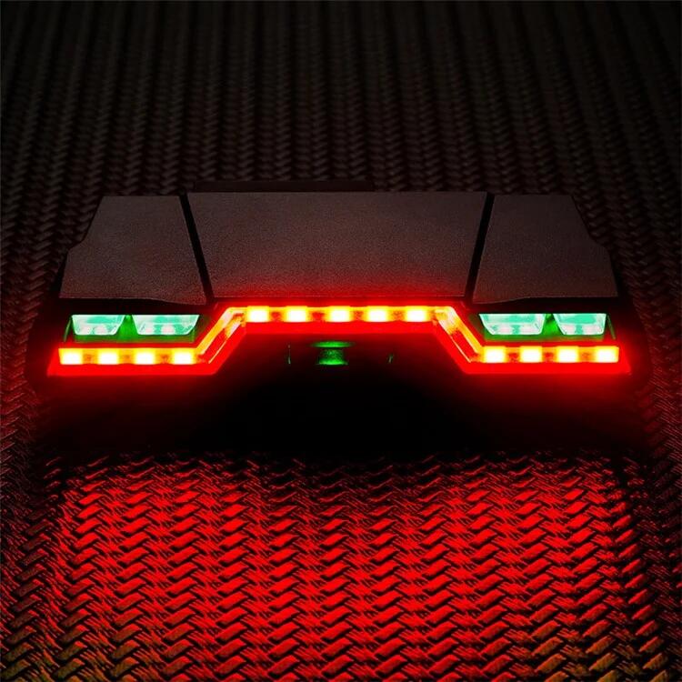 Lumină bicicletă oraș wireless, led, Negru