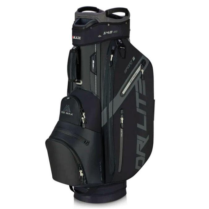 Dri Lite Sport 3 - Water-Resistant Golf Bag - Cart Bag - Black