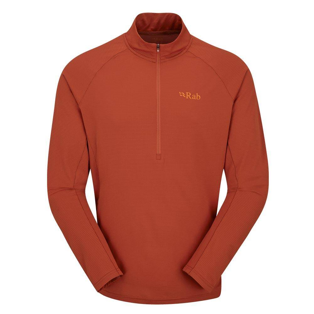 Rab Sonic Long Sleeve Baselayer Tee Red Clay