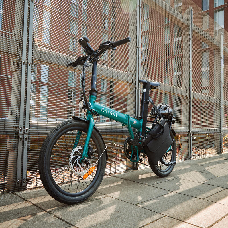 Virum 2025 - Vélo Électrique Ultra-Léger Pliant 36V 10Ah - Vert