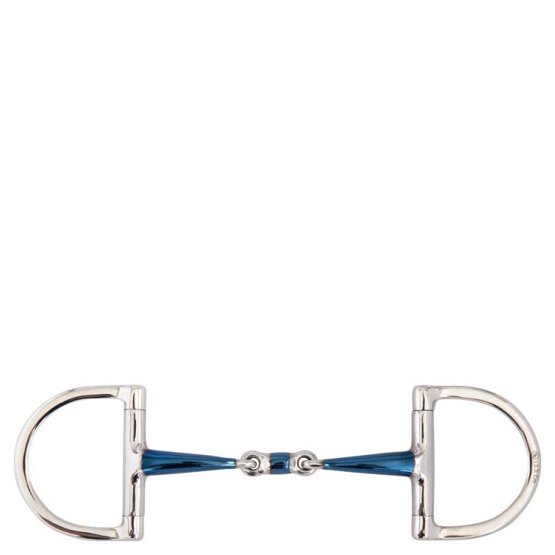 BR Br Dubbel Gebroken D-ring Sweet Iron - 14mm