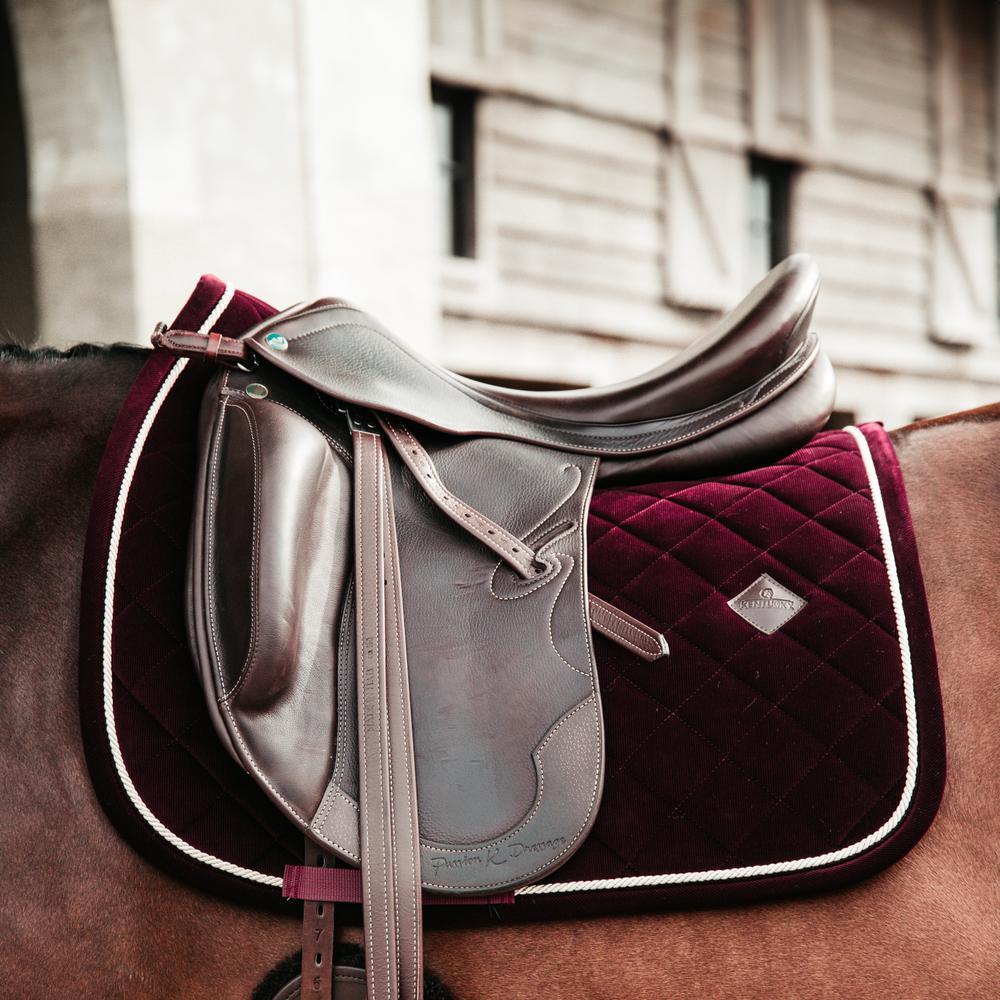 Tapis de selle FULL - Bordeaux - Dressage 3/5