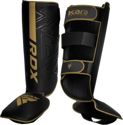 Protège-tibias RDX F6 KARA - Noir/Or - S