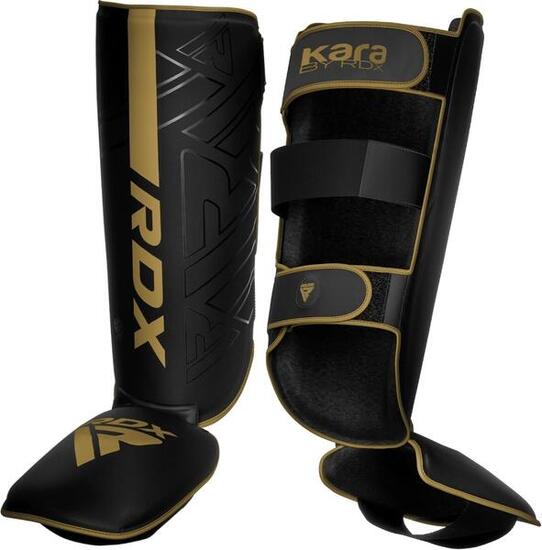 Protège-tibias RDX F6 KARA - Noir/Or - L