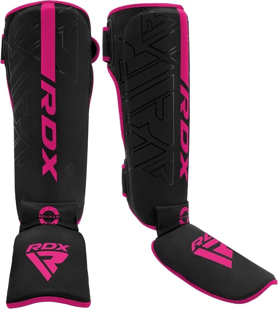 Protège-tibias RDX F6 KARA - Noir/Rose - S 4/7
