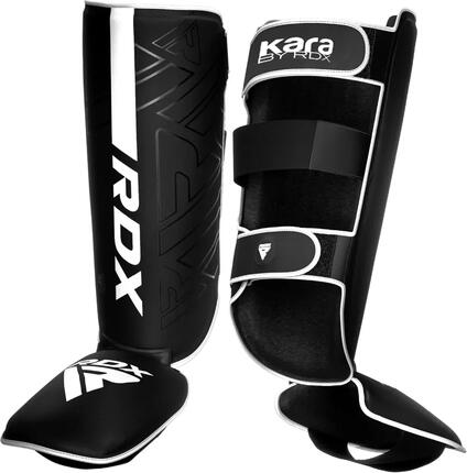 Protège-tibias RDX F6 KARA - Noir/Blanc - L