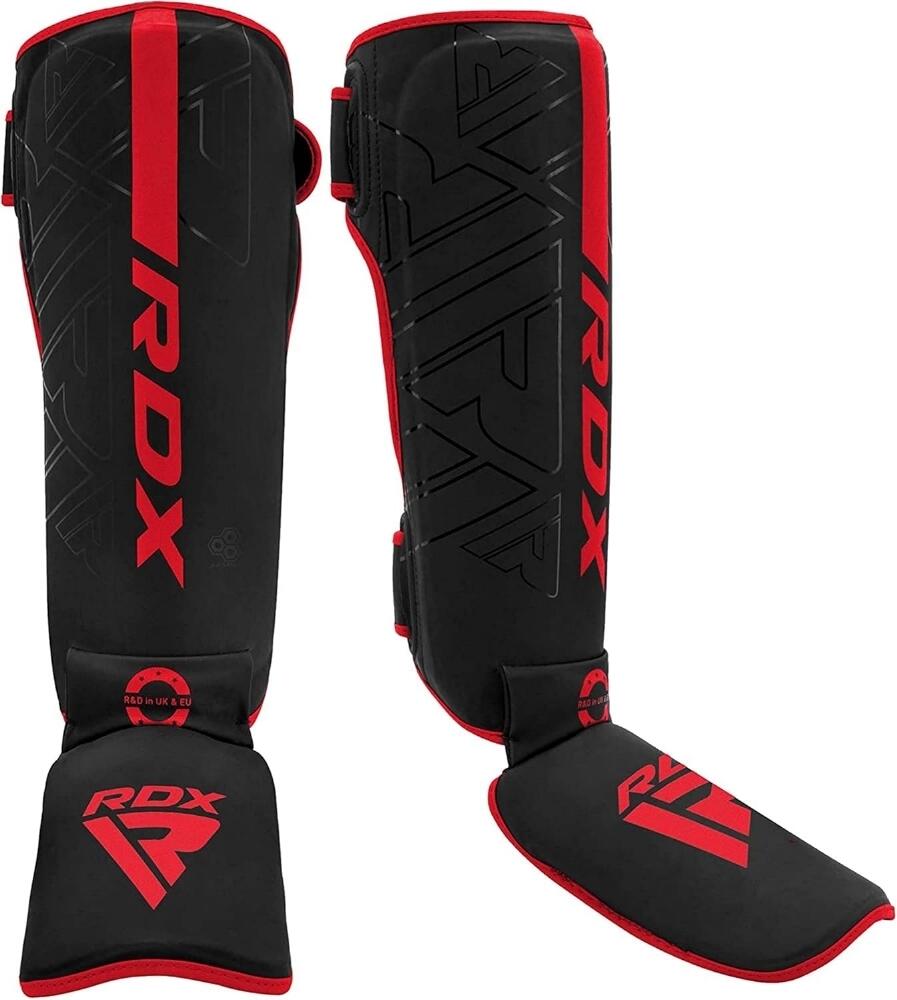 Protège-tibias RDX F6 KARA - Noir/Rouge - XL 2/7