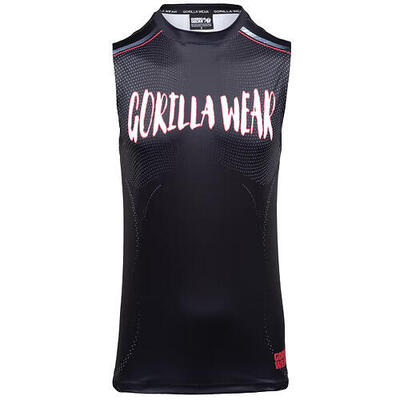 Clayton tank top - zwart/rood