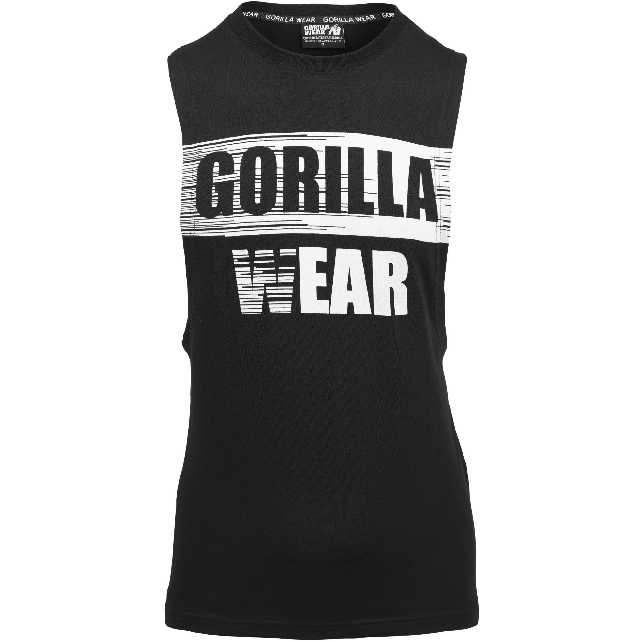 GORILLA WEAR Lopez Giro manica abbassatoCanotta - Nero