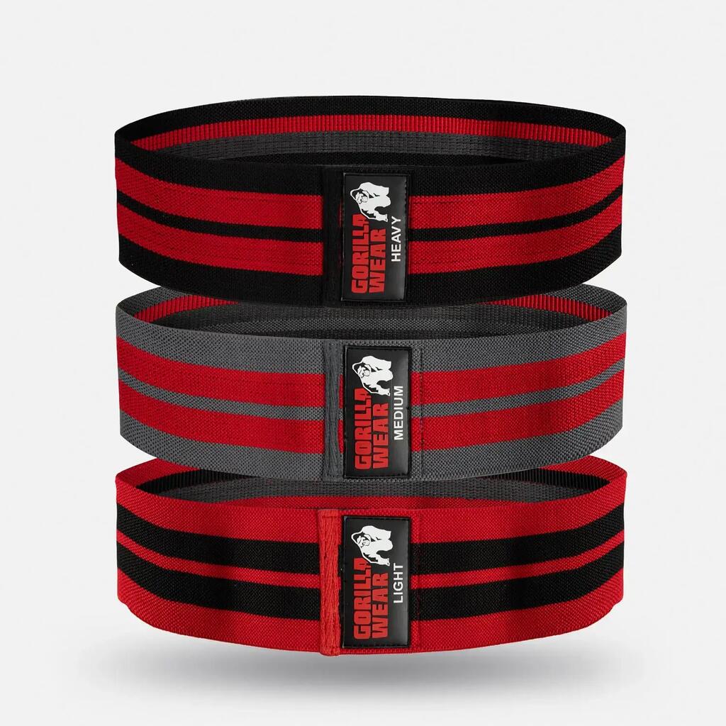 Resistance bands for glutes Gorilla Wear (x3)