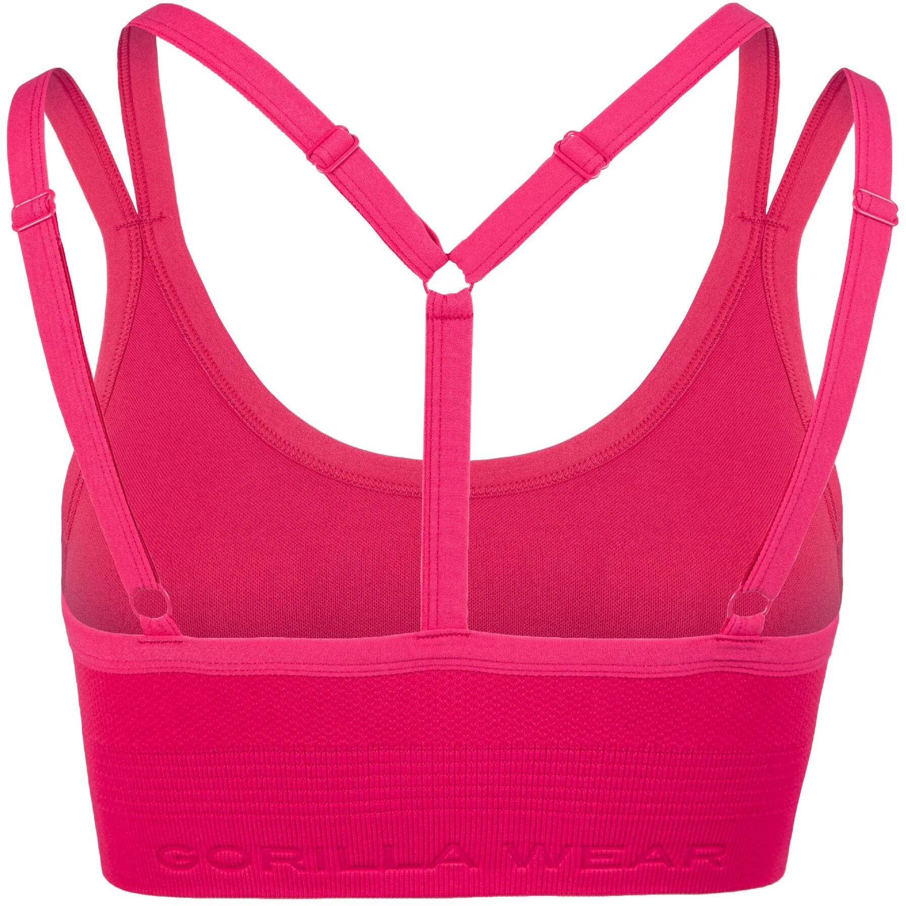 Whitney Sans couture Soutien-gorge de sport - Rose 3/6