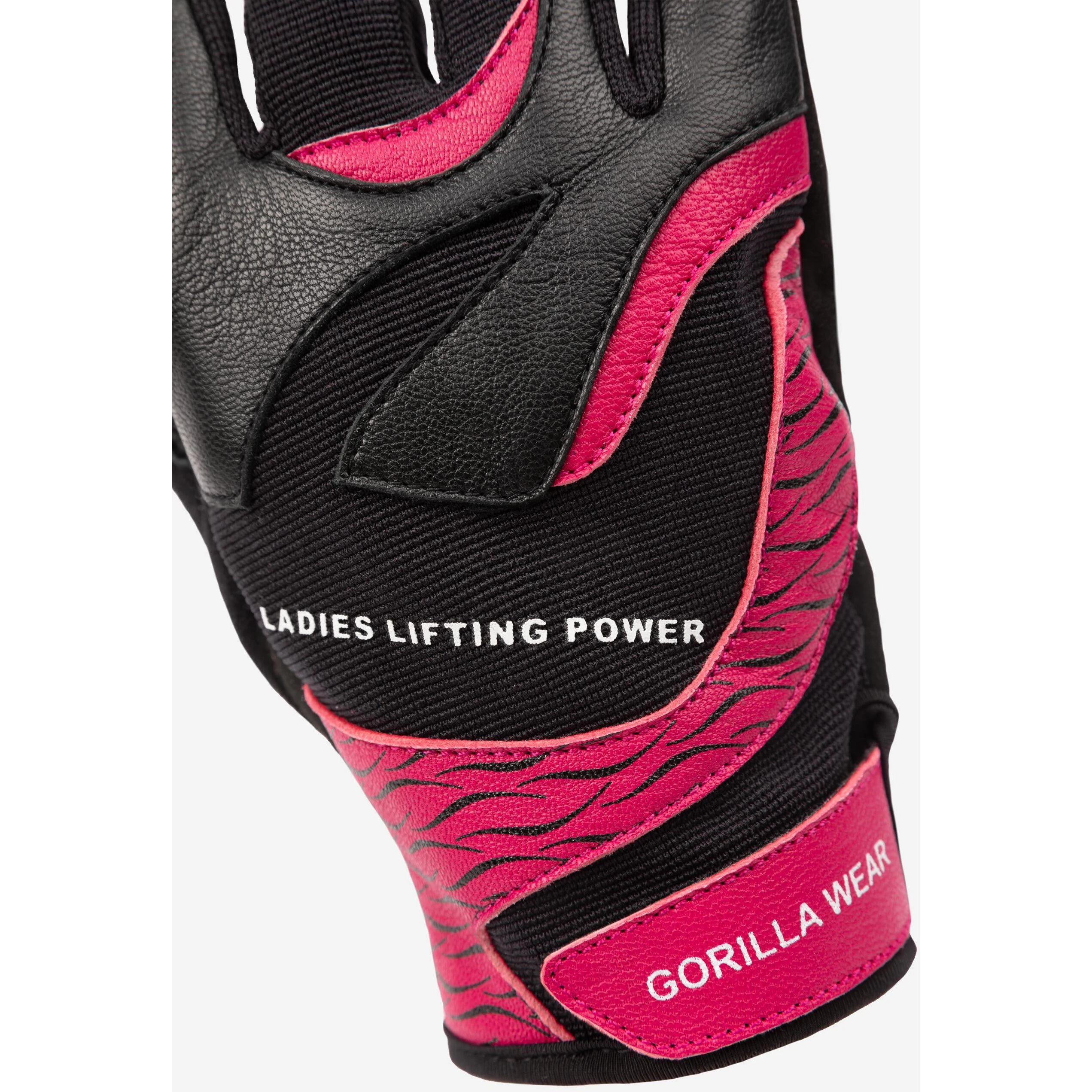 WoUomo Guanti da fitness 2.0 - Nero/Rosa 3/3