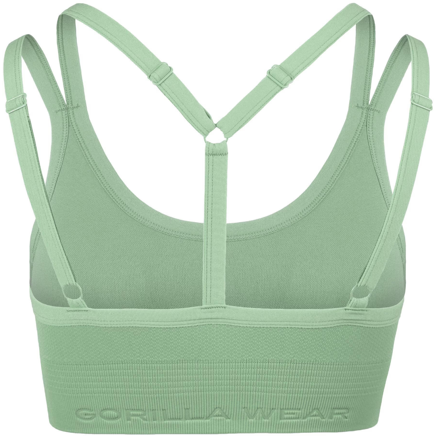 Whitney Sans couture Soutien-gorge de sport - Vert 3/6