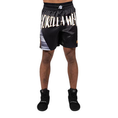 Clayton boxing shorts - zwart/goud