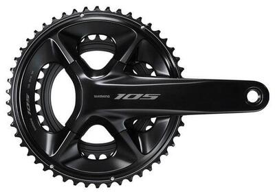 Shimano 105 fc-r7100 crankset 50/34t 12s zwart