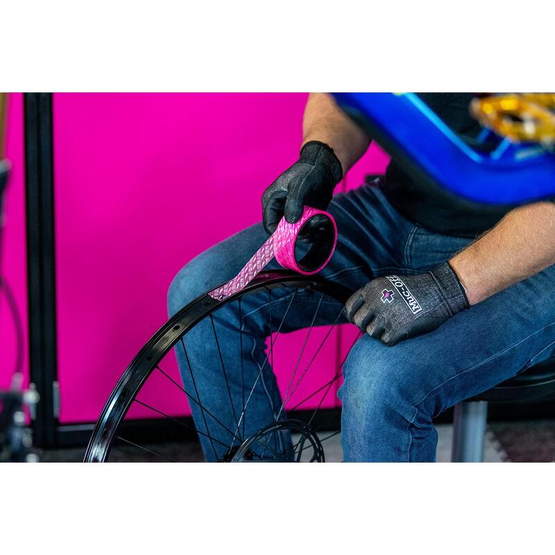 Muc Off Rim Tape 10m Roll, pink, 25
