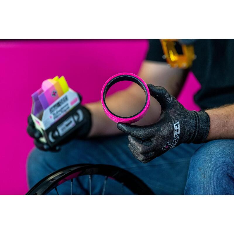 Muc Off Rim Tape 10m Roll, pink, 25
