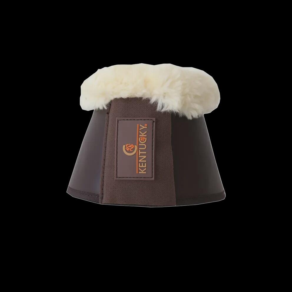 Cloches pour cheval  cuir et mouton Kentucky 3/7