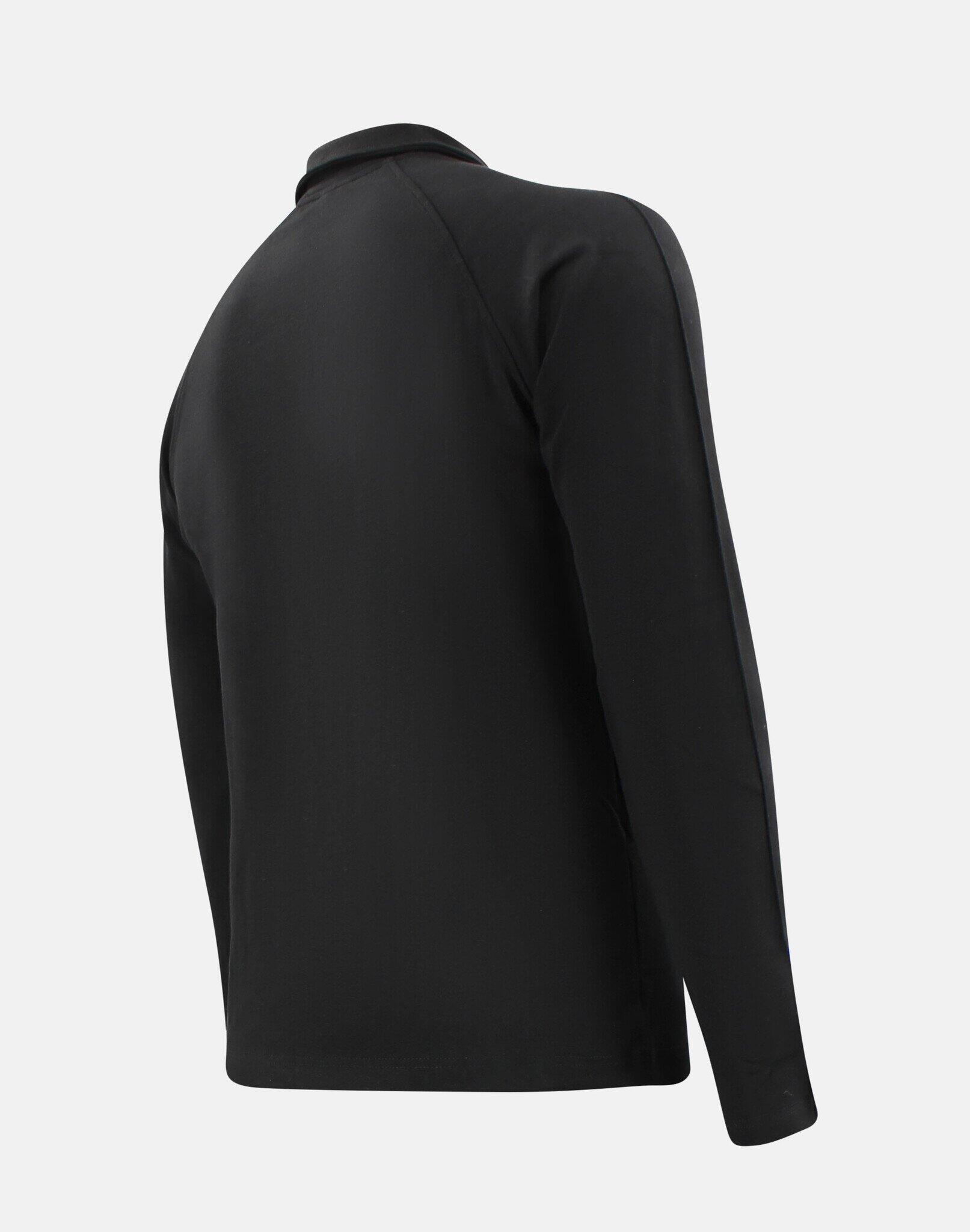 Sweater LA Luxe Lounge half zip zwart heren/dames katoen Fitness en Hardlopen 4/5