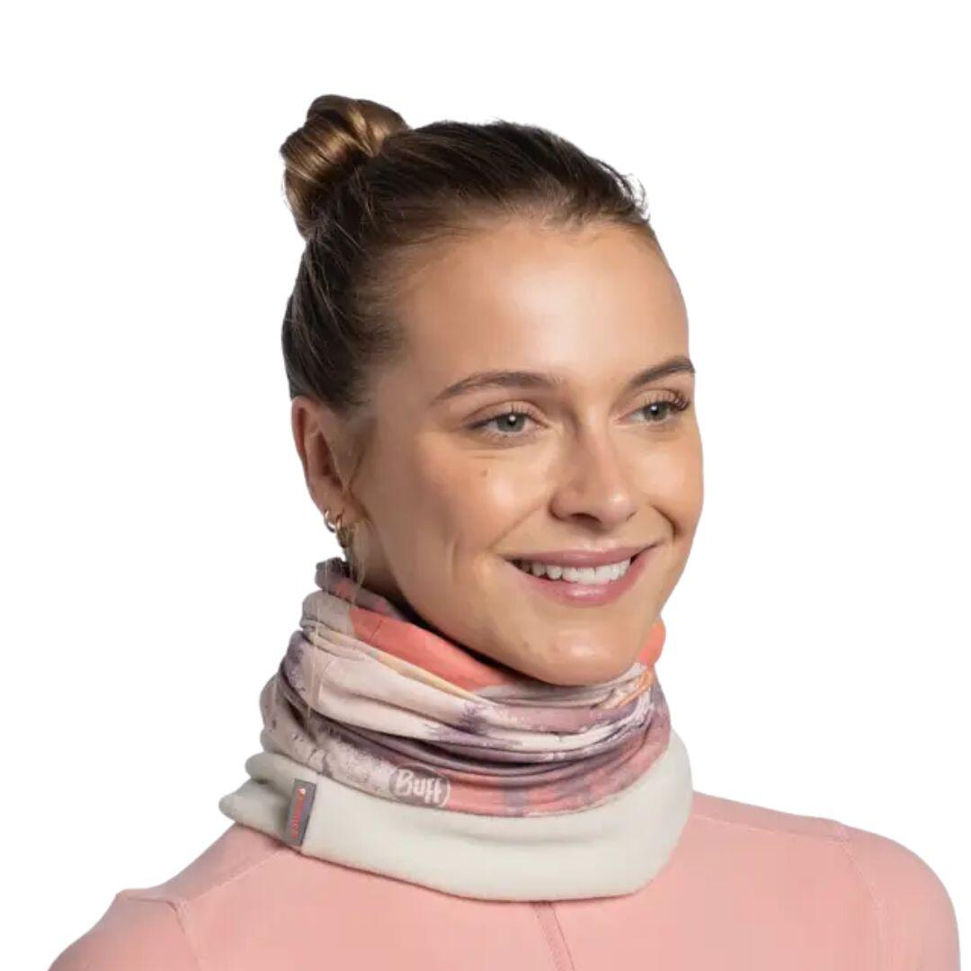Schlauchschal Buff Polar weiß-lila 3/6