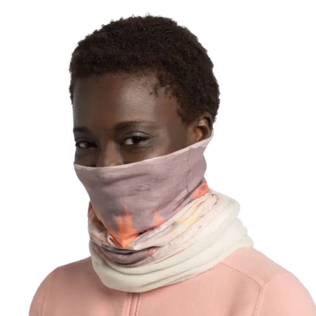 Schlauchschal Buff Polar weiß-lila 5/6