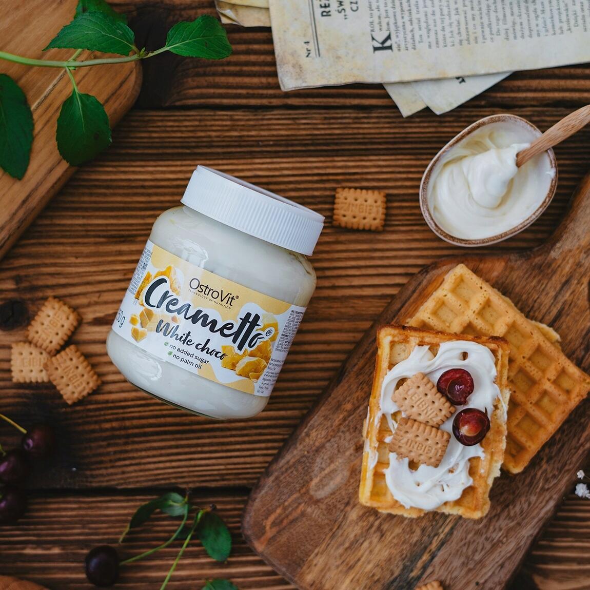 OstroVit Creametto (350g) White Chocolate - Functional Food - Protein Spreads 3/3