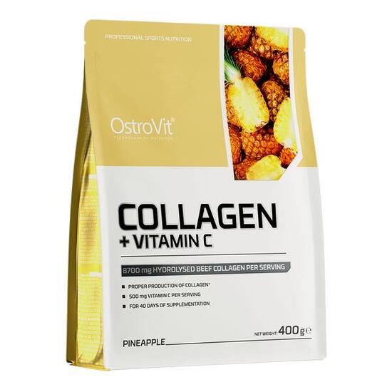 OstroVit Collagen + Vitamin C (400g) Pineapple - Eiweiße - Kollagen