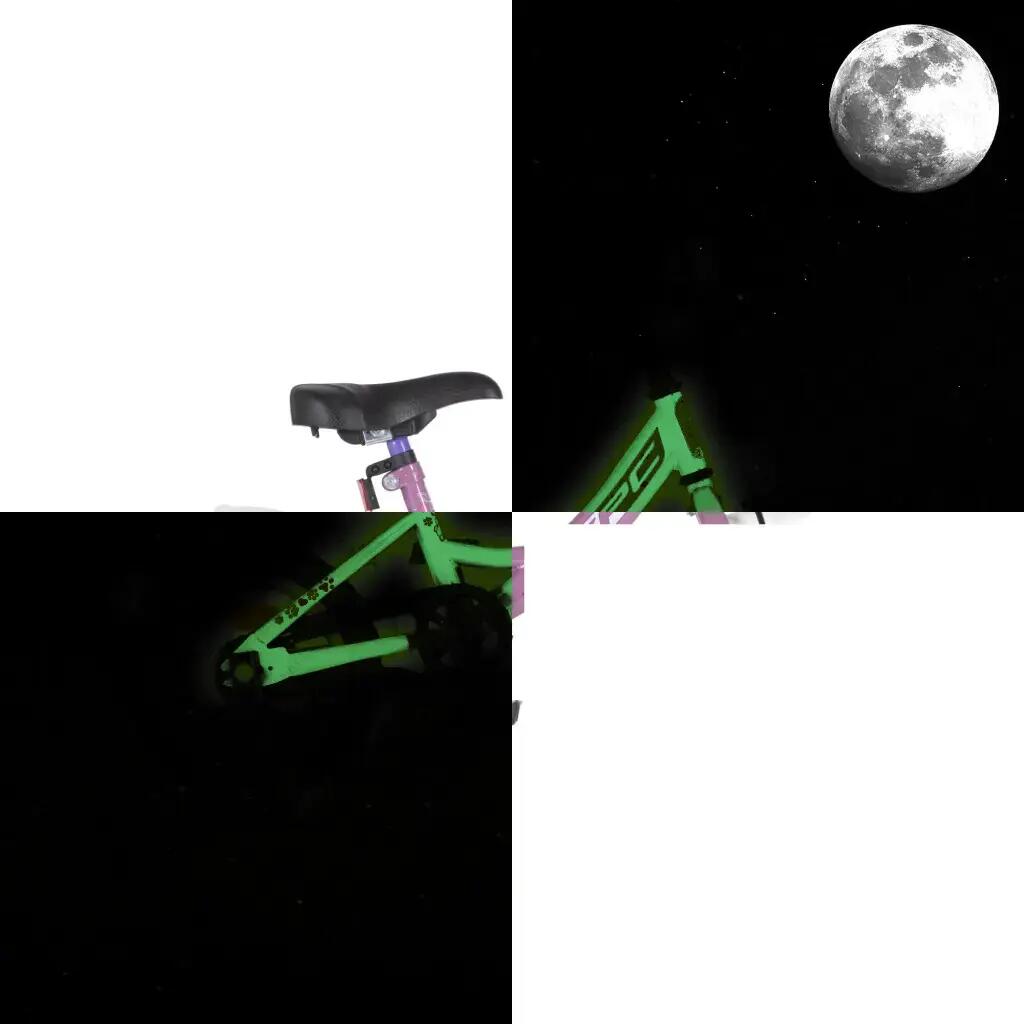 Gyermek kerékpár, világítós nyuszis 12 - Explorer FluoBike 3/7