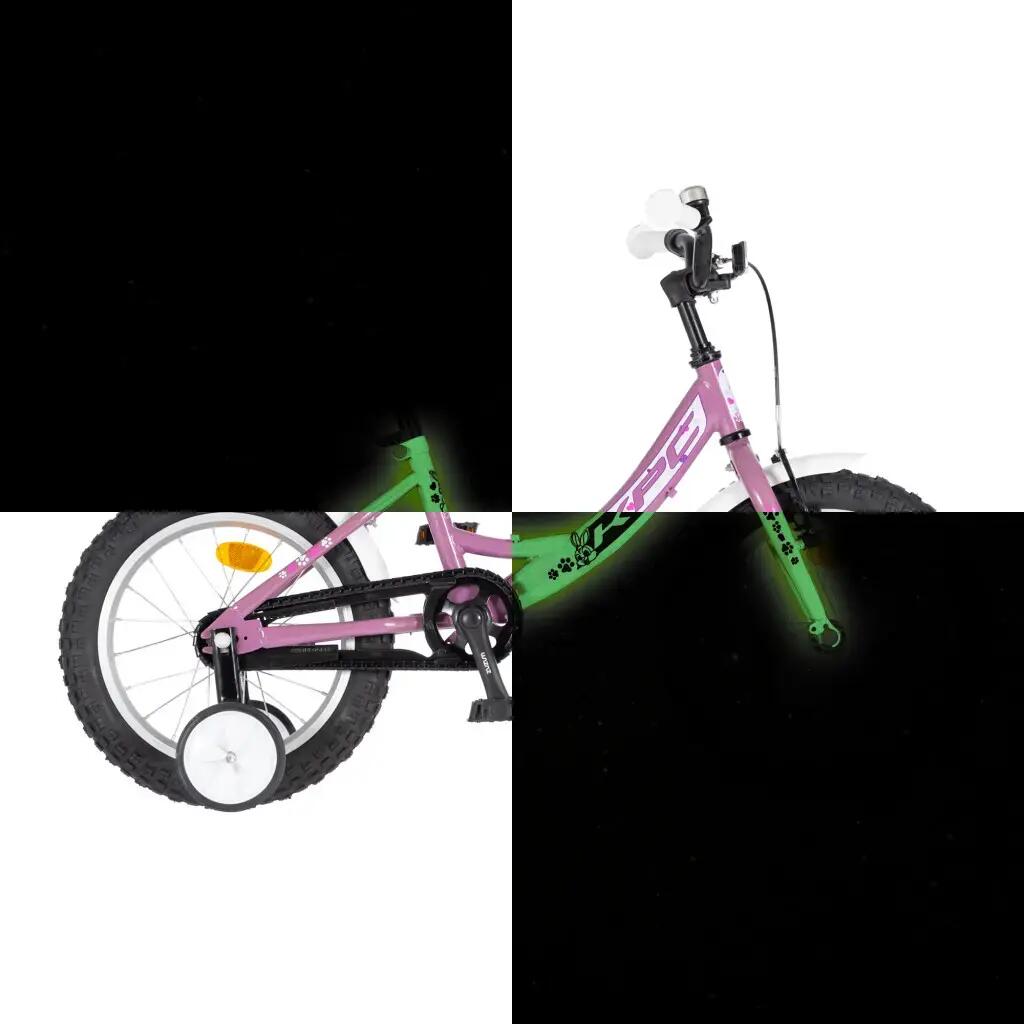 Gyerek kerékpár 16, világítós - FluoBike Explorer 3/7